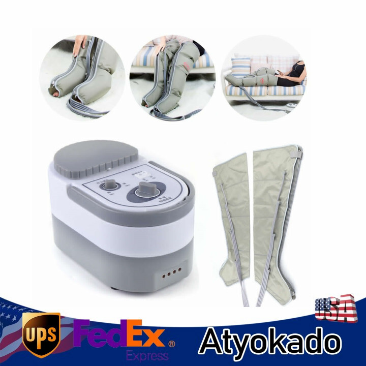 Portable Air Compression Leg Foot Massager Device Health Care Massage Therapy US