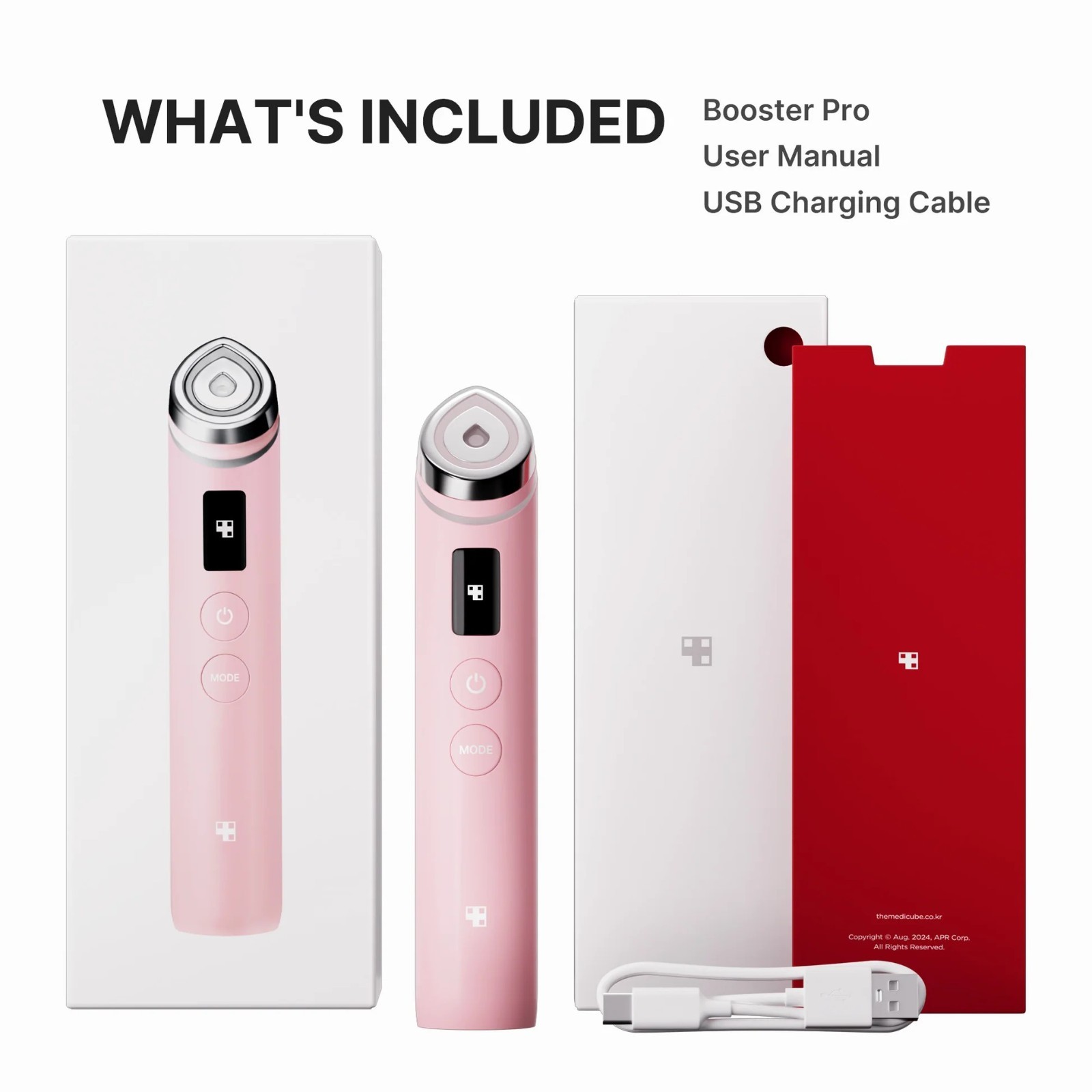 Medicube AGE-R Booster Pro Mini Skin Care Device Pink