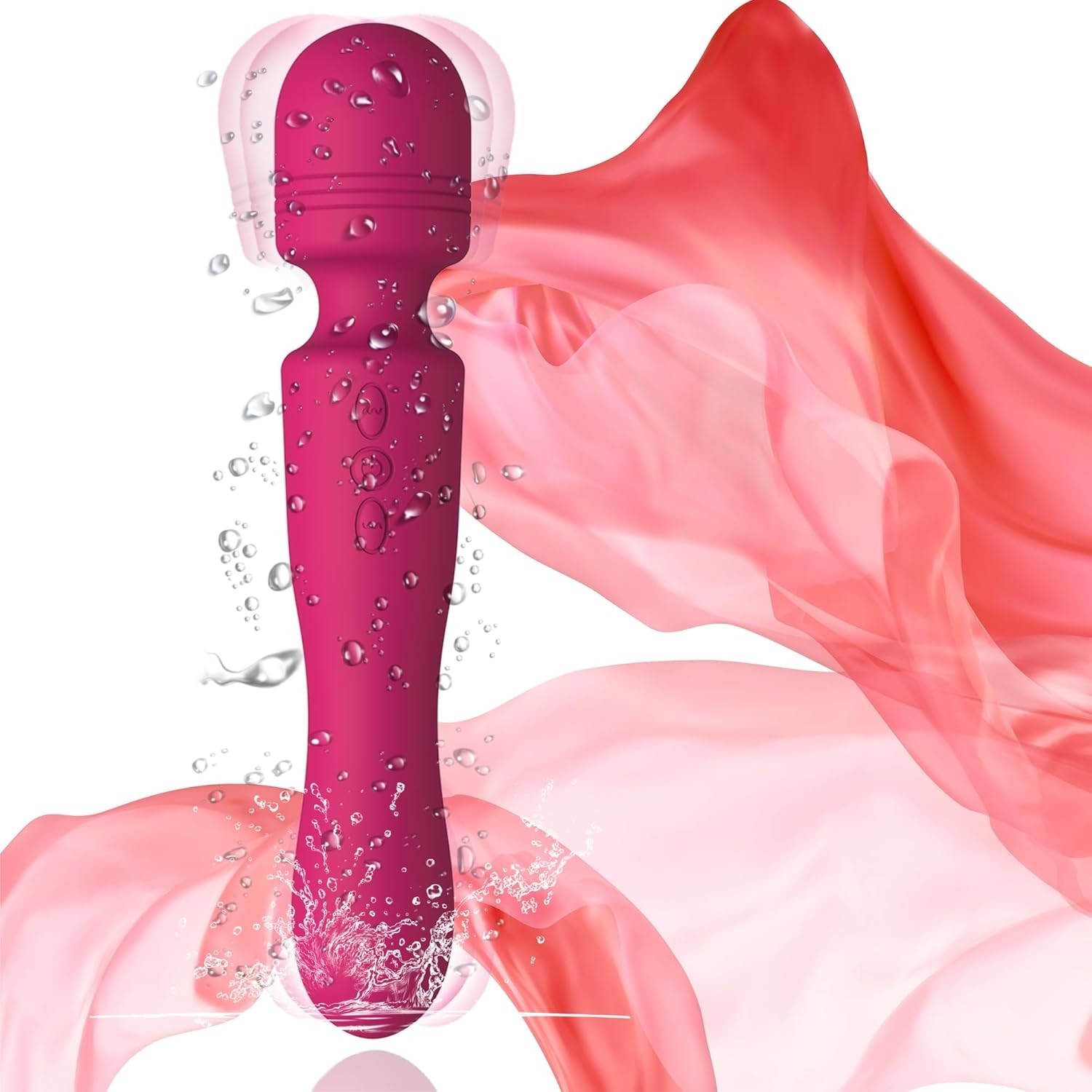 Rechargeable Waterproof Handheld Massager for Stress Relief – Ideal for Travel