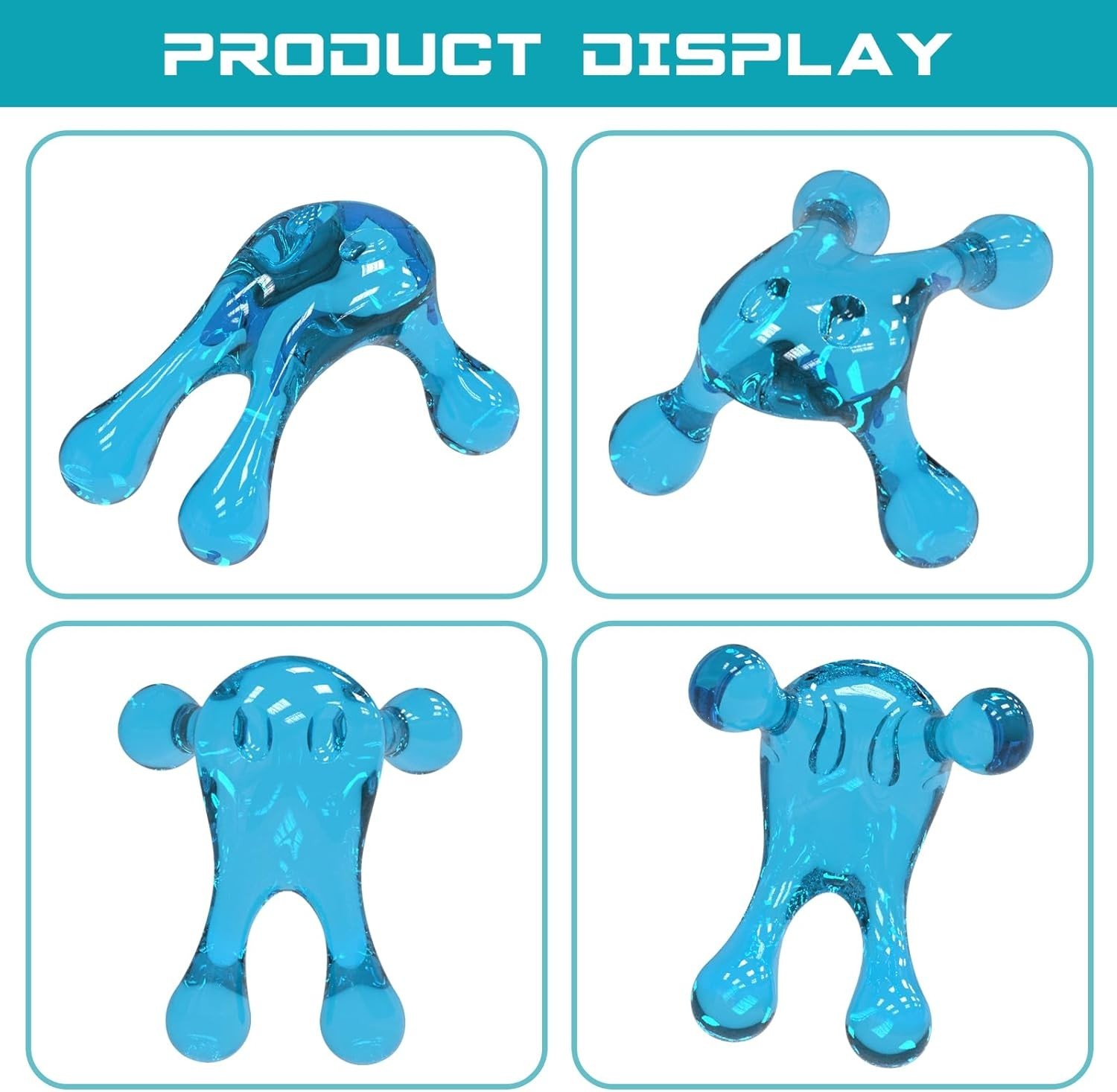 Waterproof Ergonomic Massage Knobber – Handheld Tool for Deep Tissue Relaxation