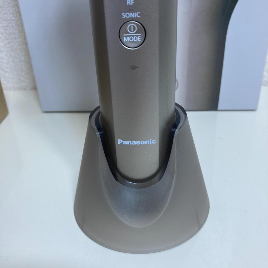 Panasonic EH-SR75-N Sonic Lift Care Facial Massager Gold Tone From Japan Tested