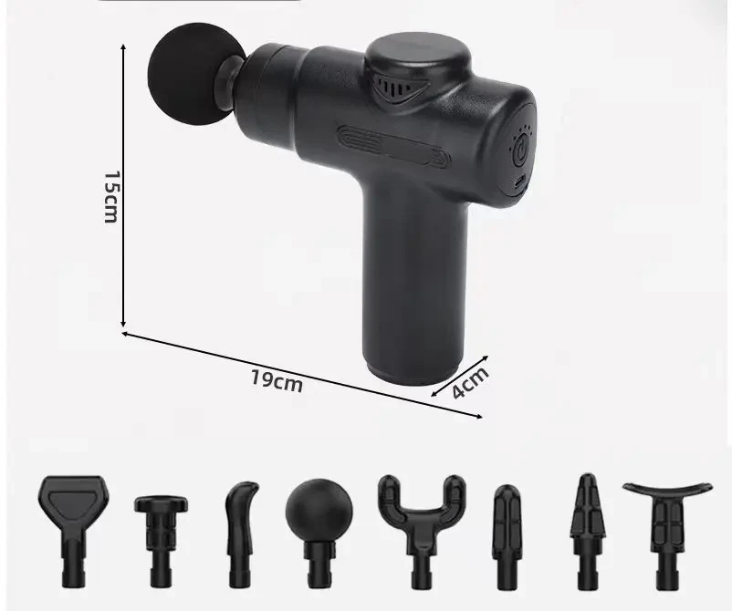 Massage Gun Deep Tissue 20 Speeds Cordless Handheld Neck Back & Muscle Massager