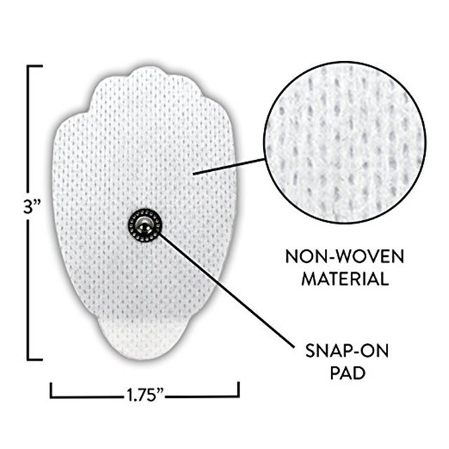12/24 Pairs Self-Adhesive Electrode Replacement Pad Reusable Electronic Massager
