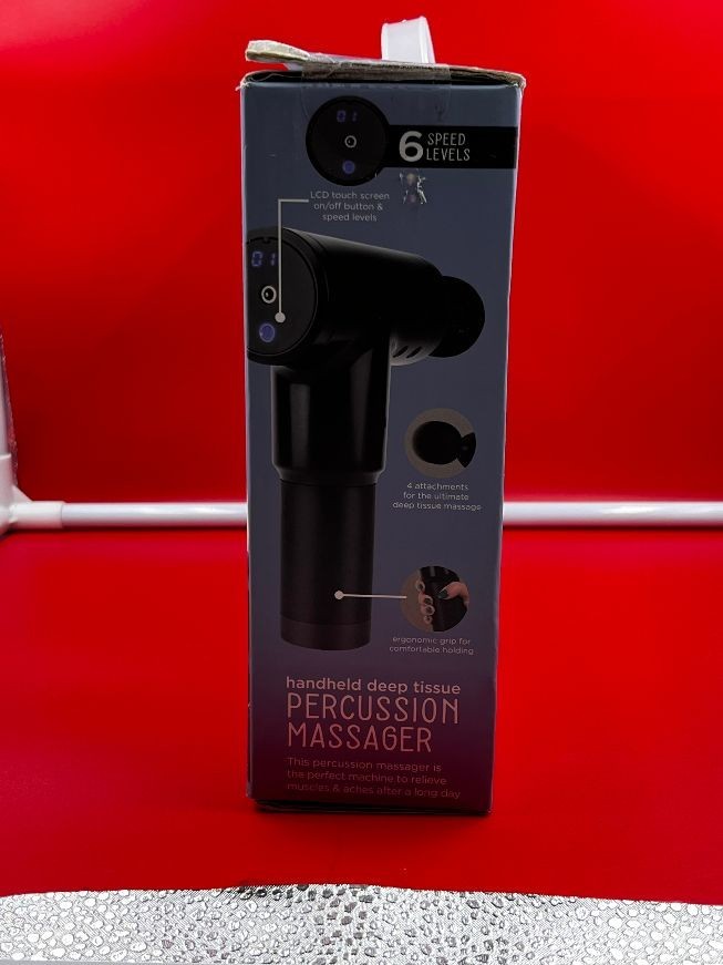 2022 New Wayland Percussion Massager 4 Attachment Heads Handheld Deep Tissue