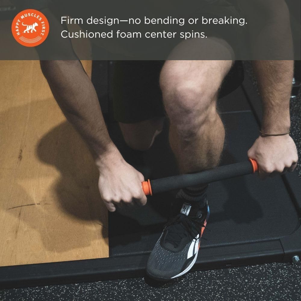 18in Portable Handheld Deep Tissue Foam Roller for Muscle Recovery