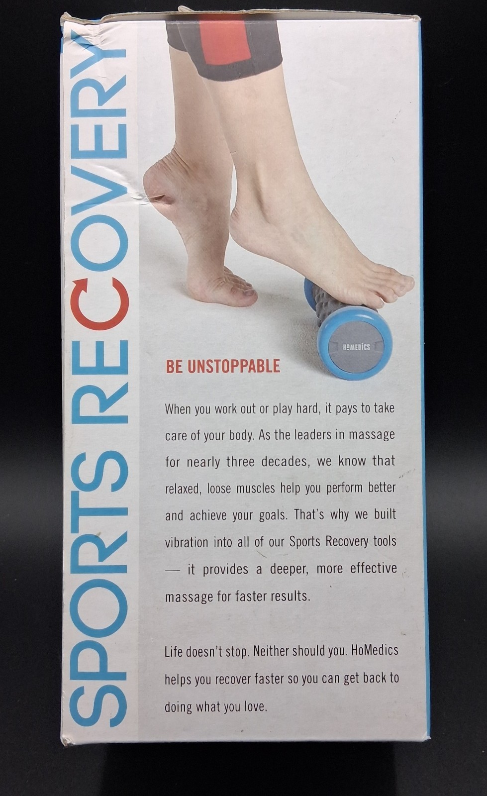HoMedics Hydra Vibration Foot Massager Hot Cold Roller Sports