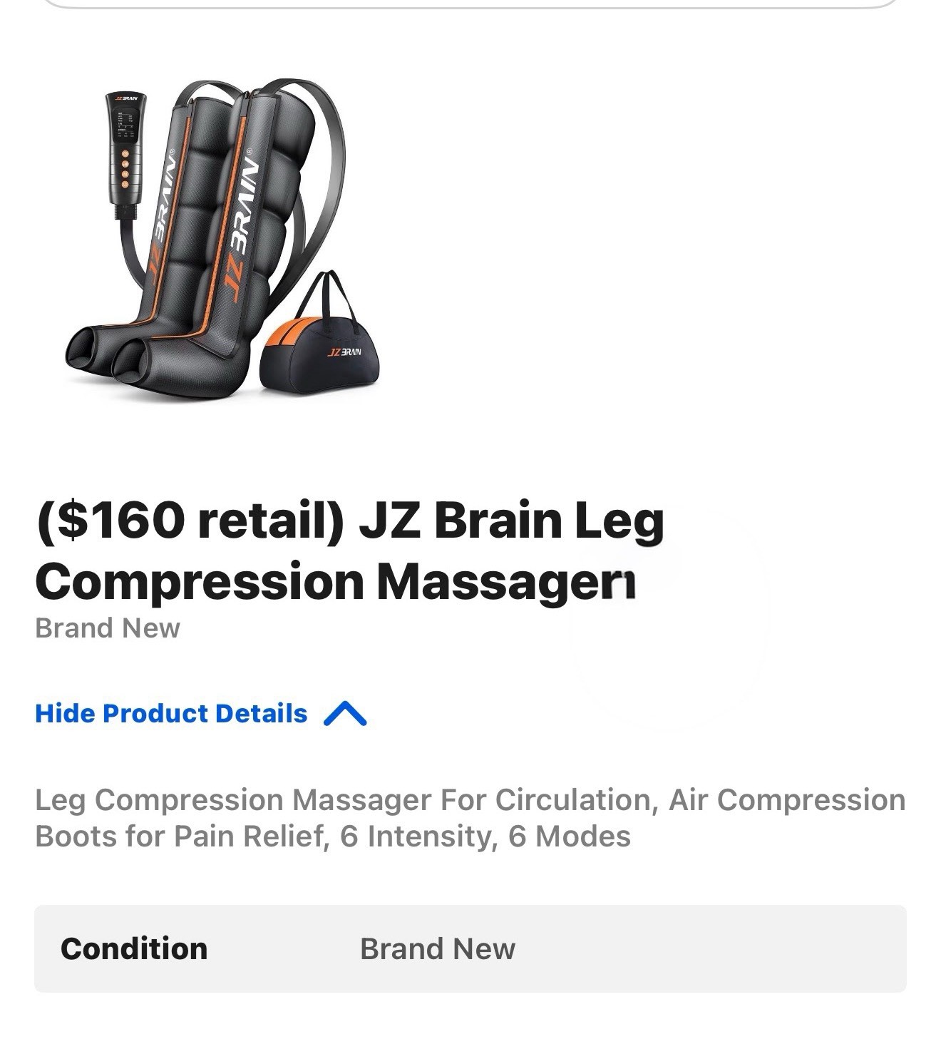 Air Compression Leg Massager