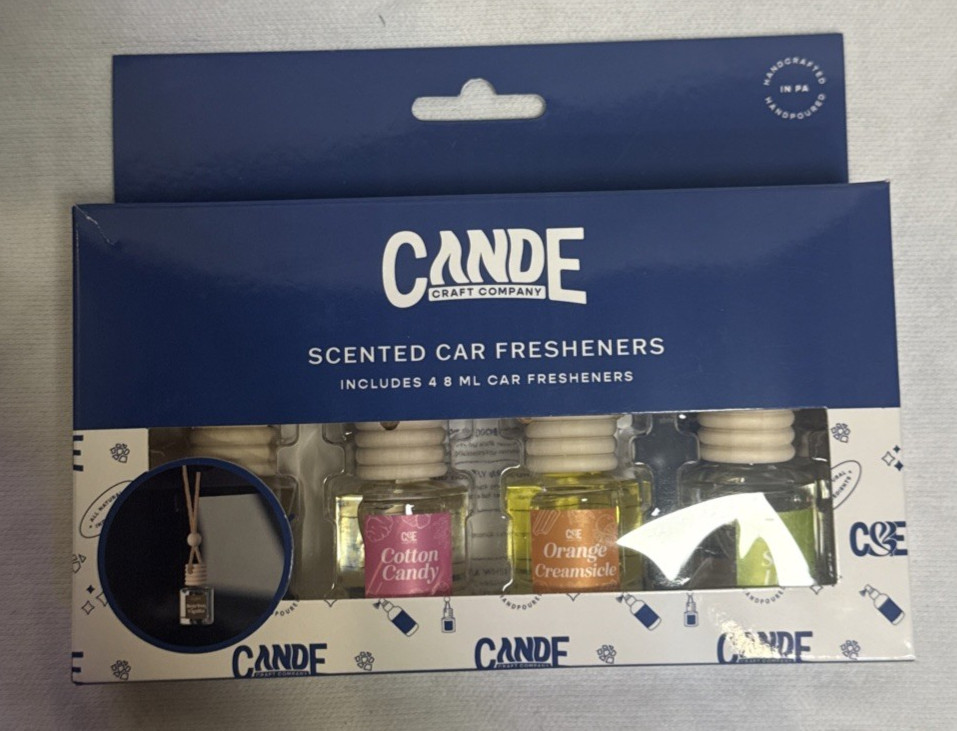 CANDE CRAFT COMPANY SCENTED CAR FRESHENER SUMMER EDITION