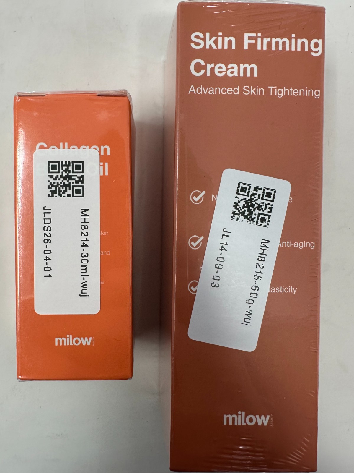 MILOW Beauty GlowFit Cellulite Massager Kit With Skin Firming Cream Collagen Oil