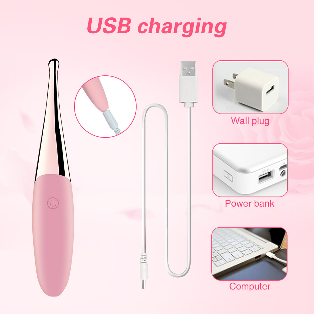 Multi-Speed Bullet Mini Vibrator Wand Neck Full Body Personal Massage-For-Women