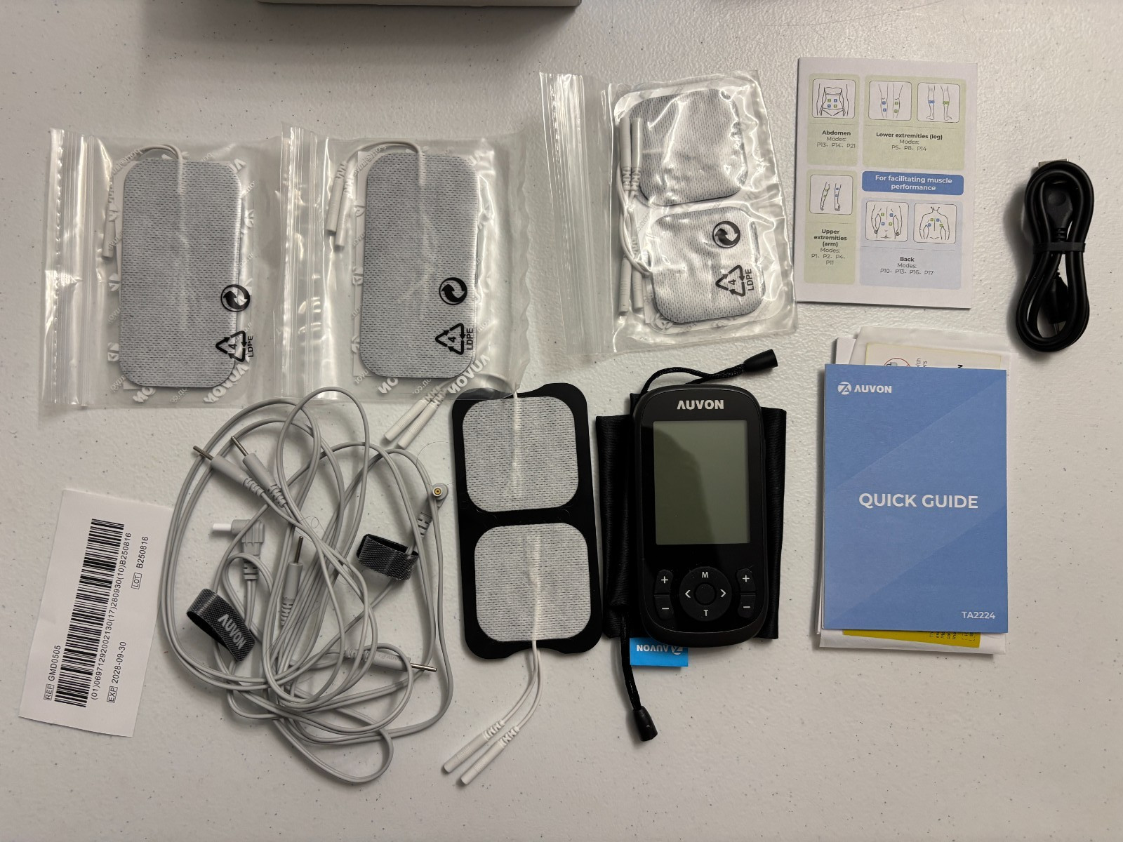 Auvon OTC Tens And EMS Unit Device TA2224