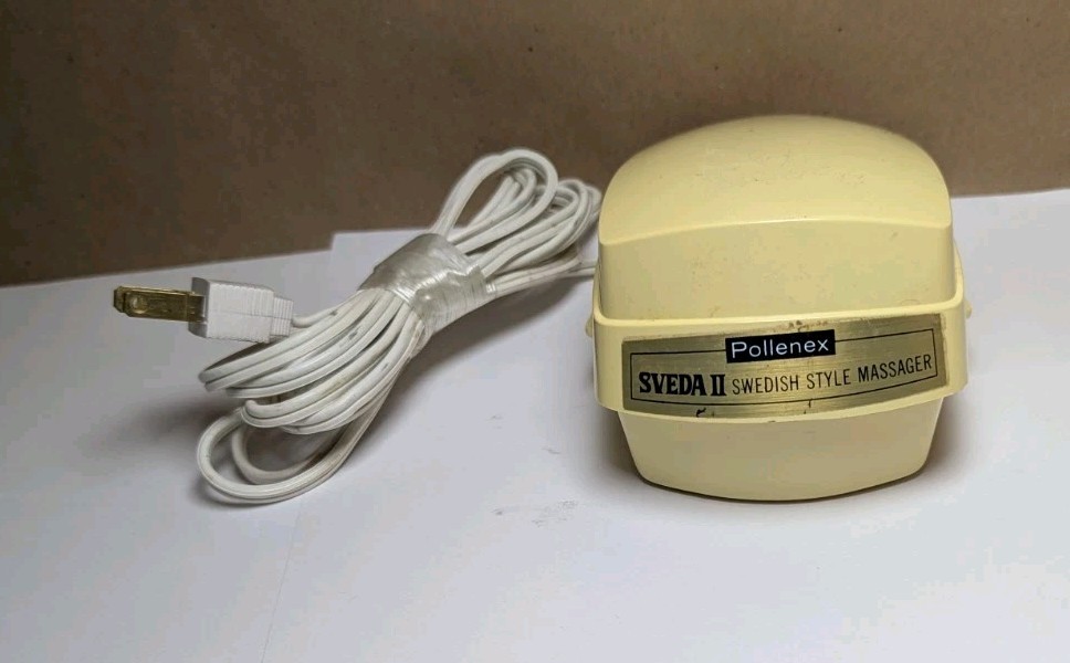 Vintage Pollenex Sveda II Swedish Style Massager Model S-180