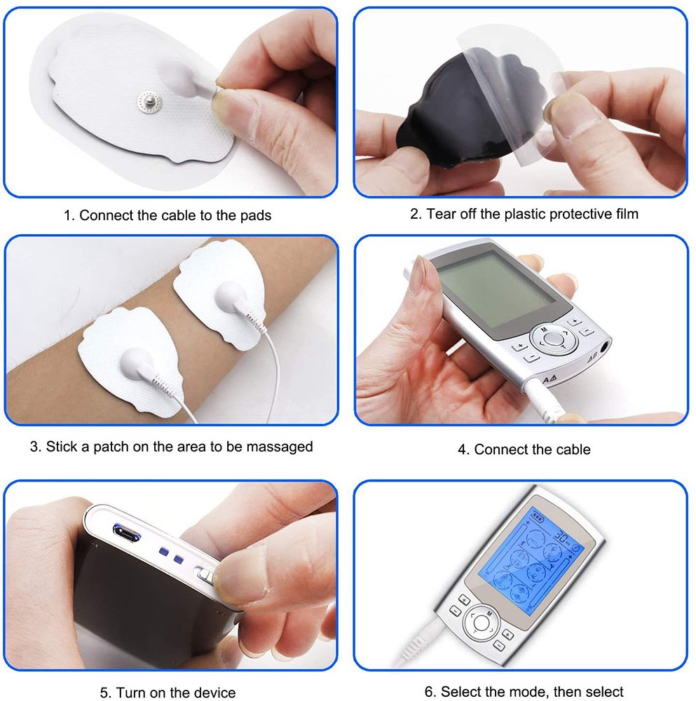 36 Modes Tens Unit Muscle Stimulator Machine EMS Pulse Massager for Pain Relief
