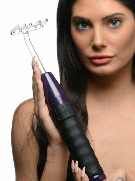 Zeus Deluxe Edition Twilight Violet Wand Kit E-Stim Massager Electronic Stimulat
