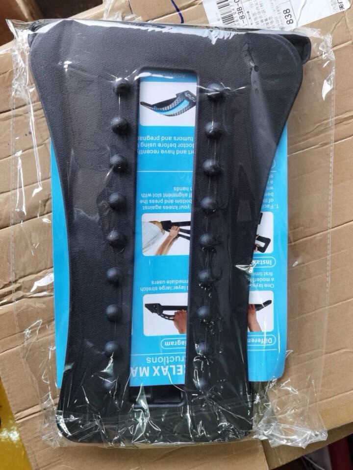 Back Stretcher, Popper Spine Upper Lower Back Pain Relief Cracker Device Lumbar