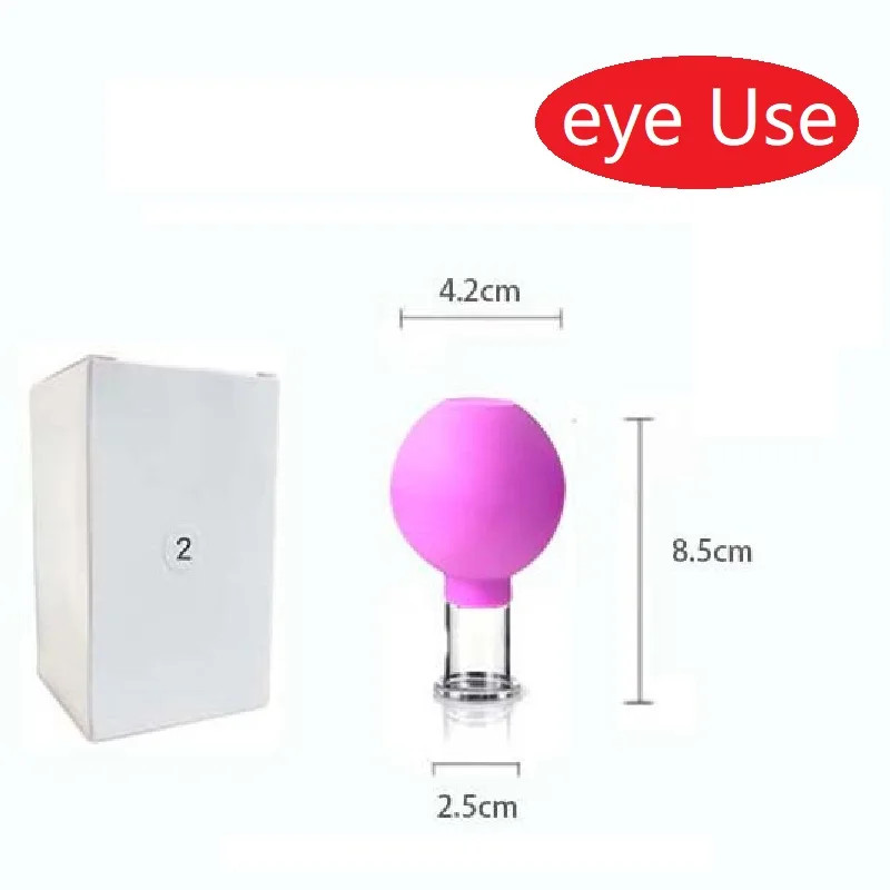 Slimming Face Sucker Suction Cup Vacuum Cupping Jar Cellulite Massager for Beaut