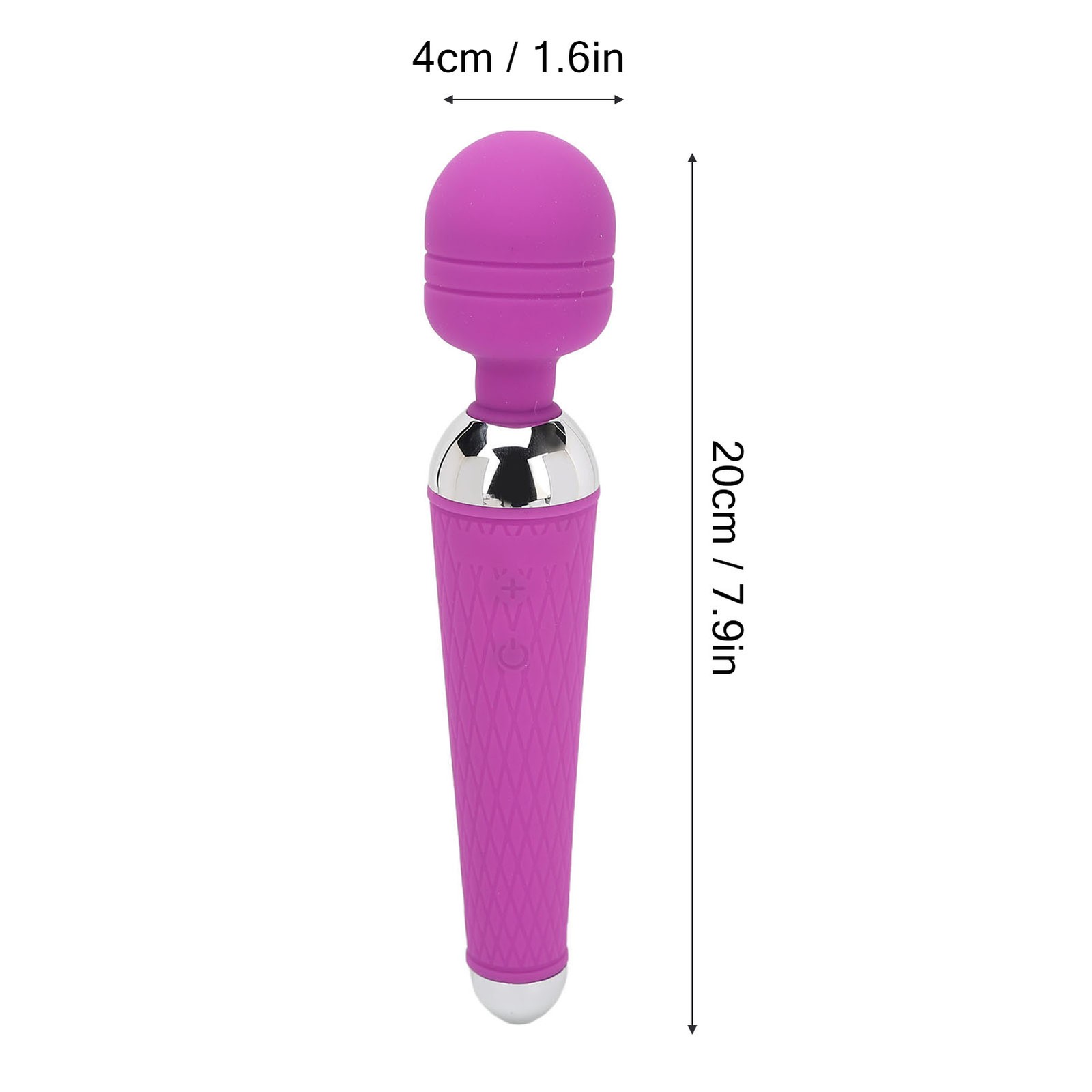 1 Cordless Vibrators Wand Rechargeable Relaxing Muscle For Home Use ABS