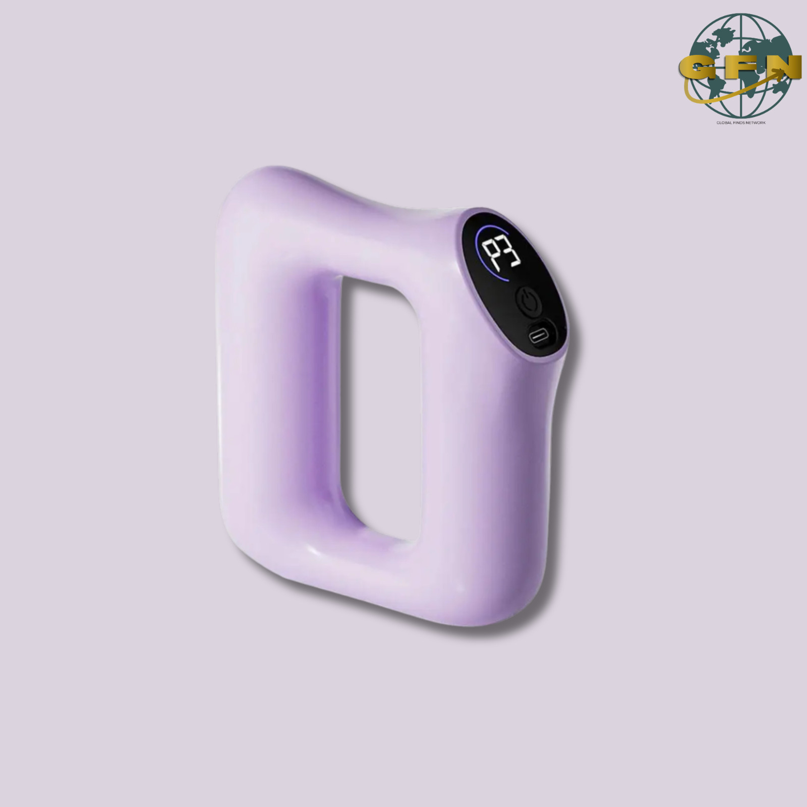Heated Fascia Massager Ring Deep Tissue Muscle Massage USB Rechargeable Portable