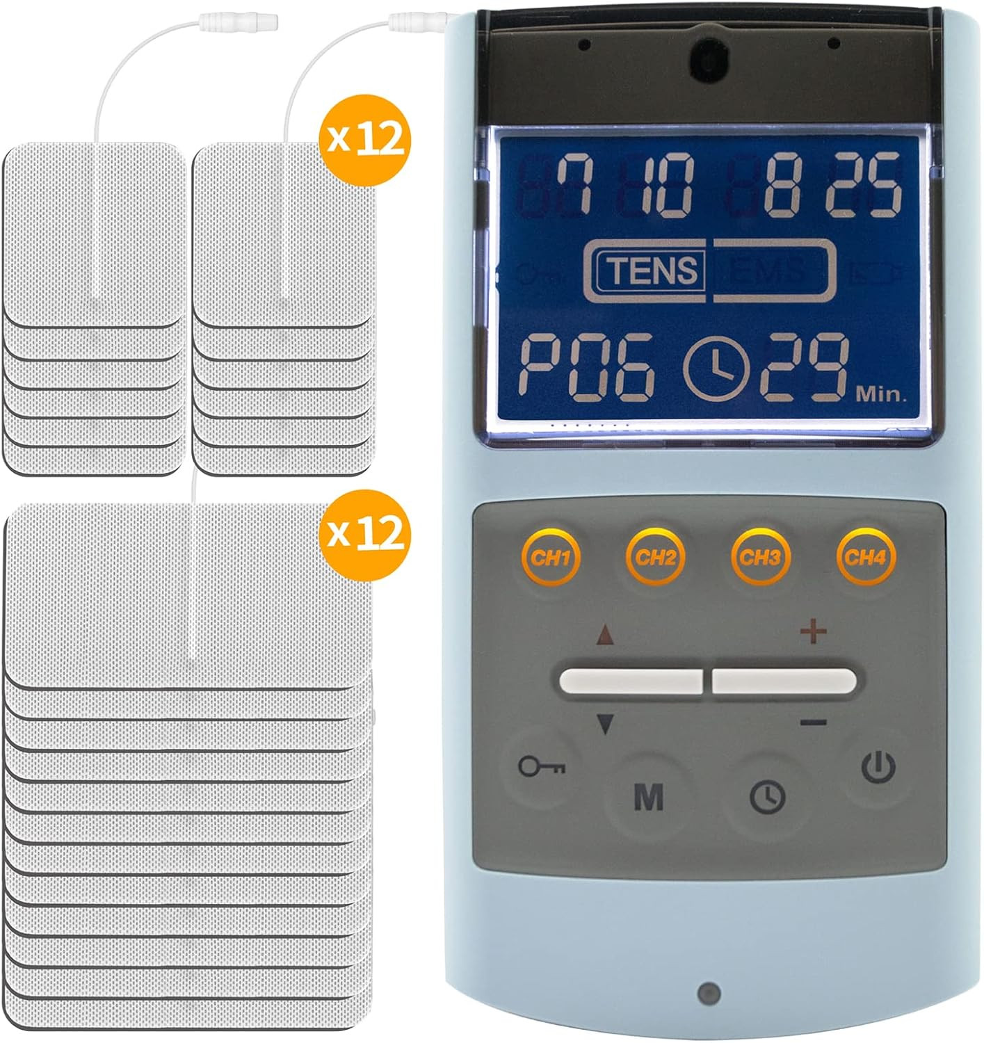 TENS EMS Muscle Stimulator, EV-906 for Pain Relief and Muscle Strengthening, Jap