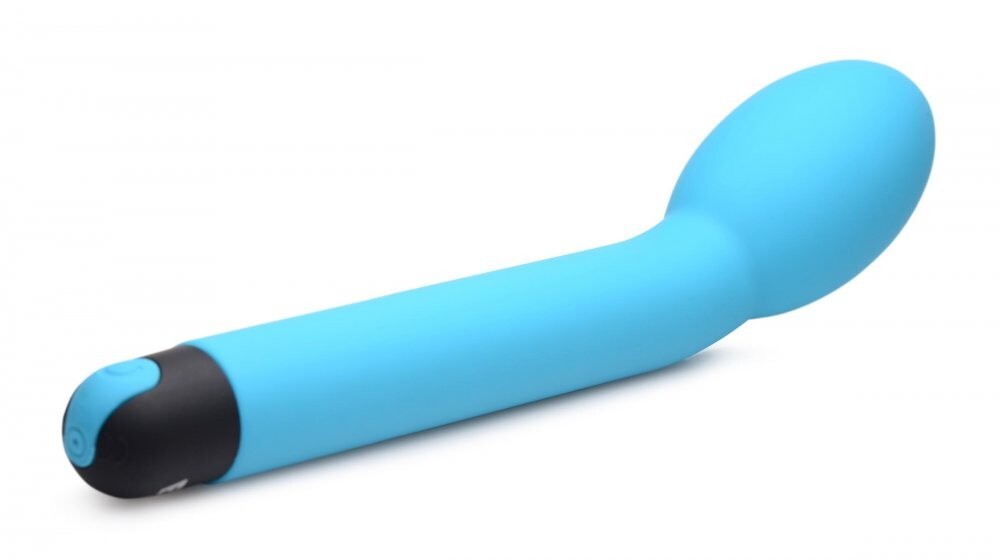 10X Silicone Vibrating Personal Massager USB Rechargeable Blue Bang! Travel Frie
