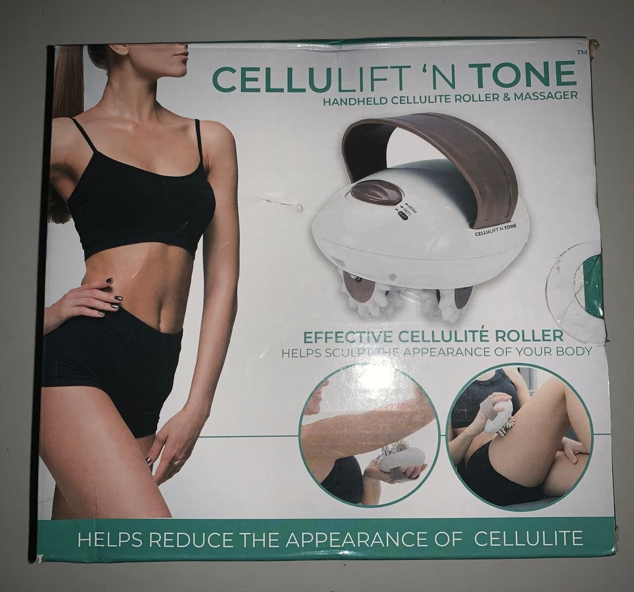 EVERTONE Cellulift’N Tone Handheld Cellulite Roller & Massager