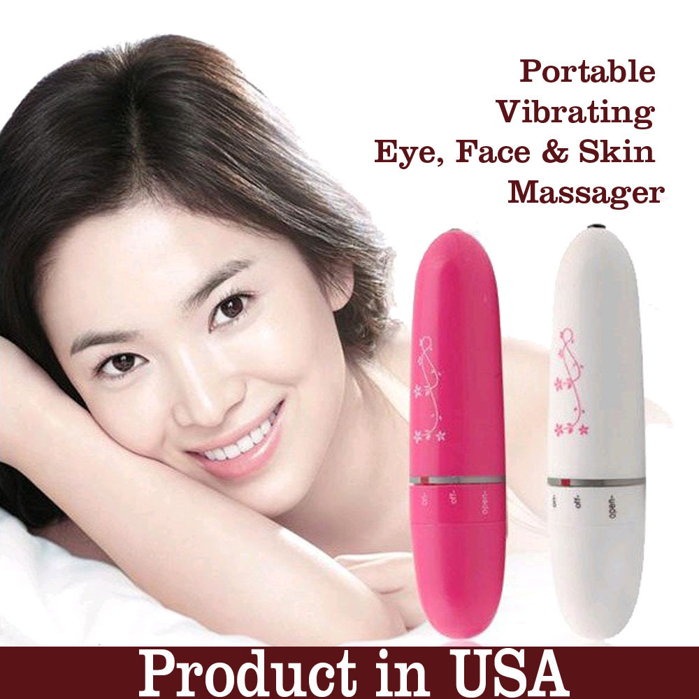 Portable Mini Eye Vibrating Face Skin Massager Eye Bag Dark Circles Remover