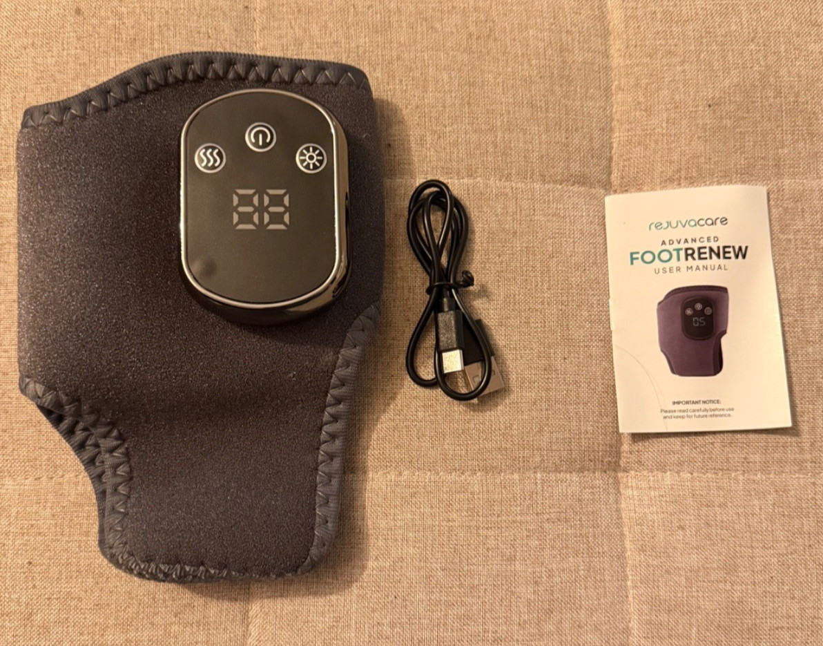 NEW Rejuvacare Advanced FootRenew 3-In-1 Foot Nerve Relief/Open Box-NEW