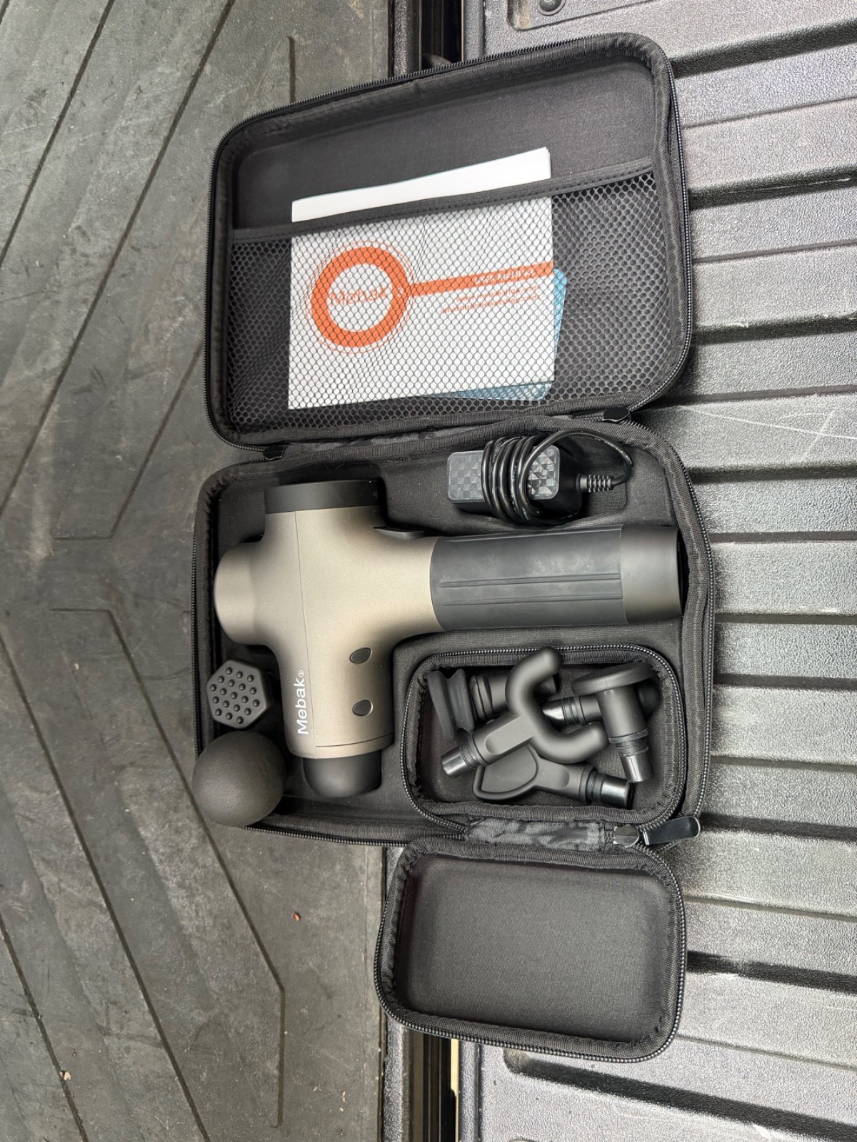 Life Pro Sonic Handheld Percussion 5-Speed Massage Gun – Grey