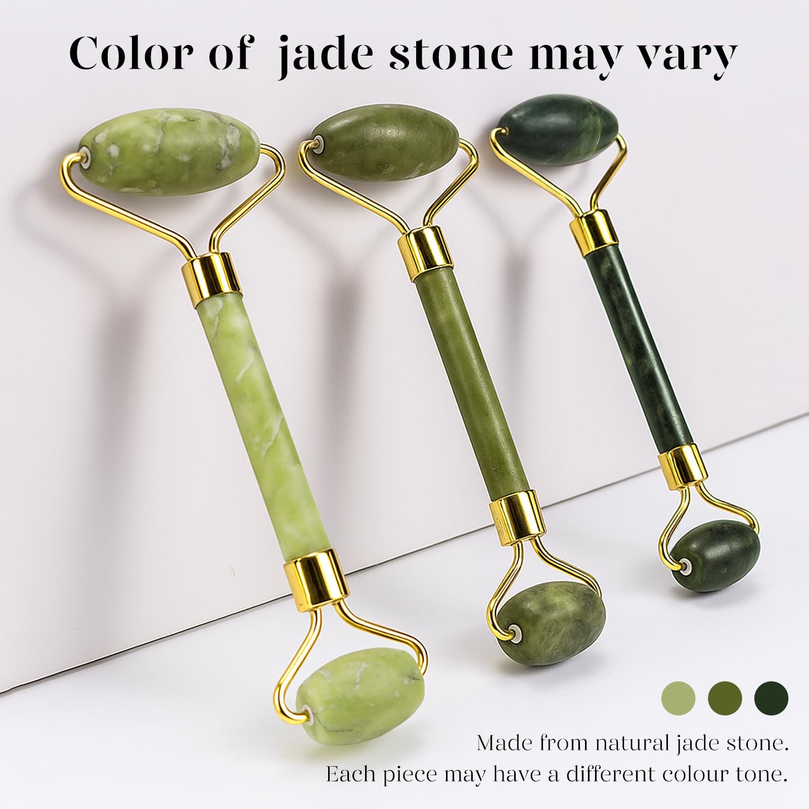 BAIMEI IcyMe Gua Sha & Jade Roller Set, Cooling Face Roller & Gua Sha Tool fo…