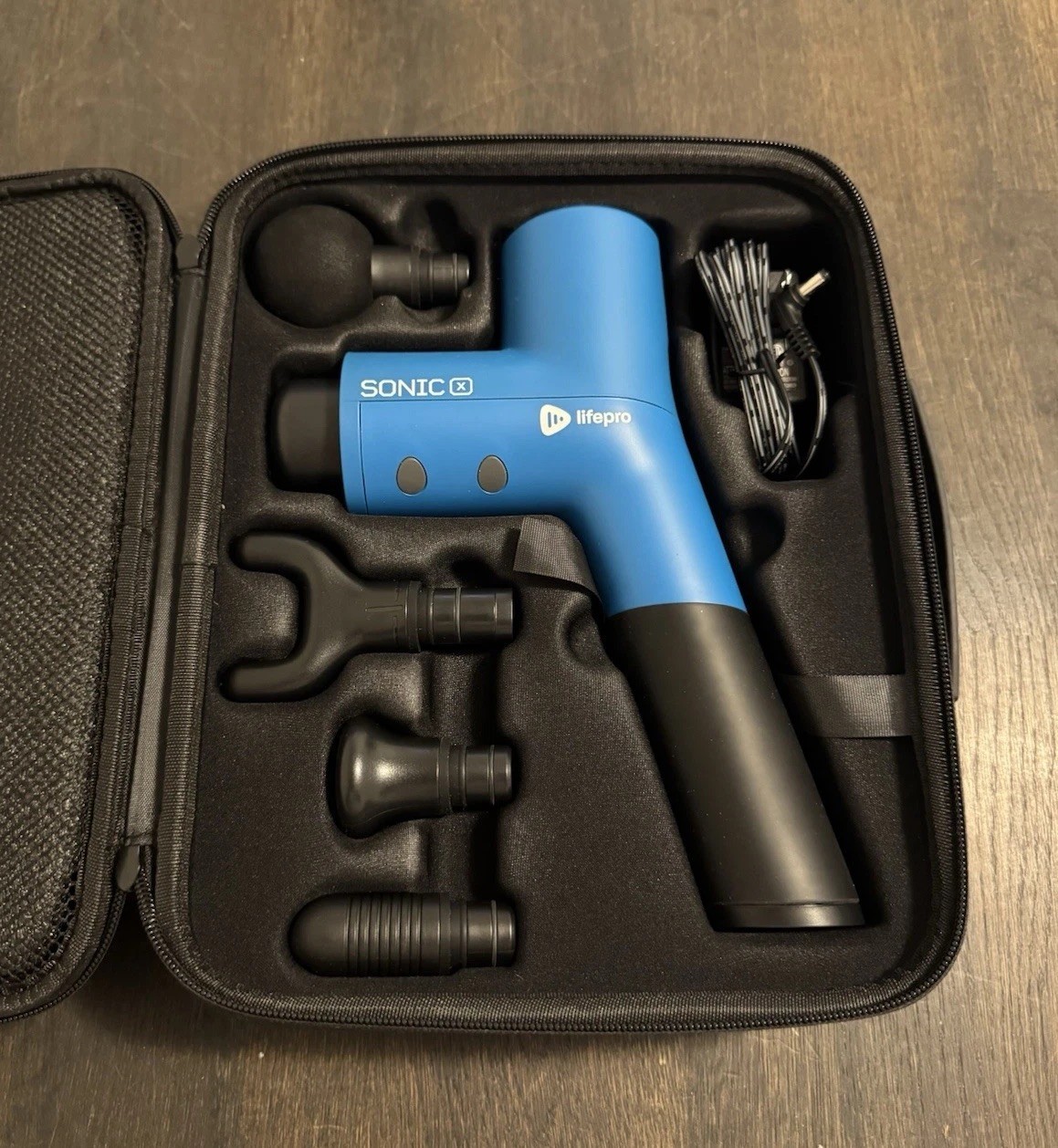 Lifepro Sonic X Personal Deep Tissue Muscle Percussion Massager