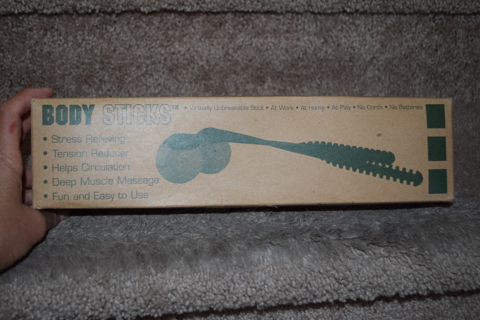 RARE Body Sticks Traditional Oriental Massage Tools Stress Relieving