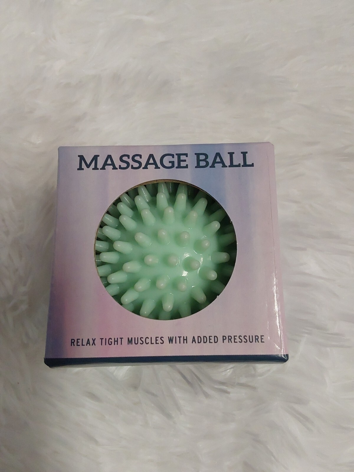 Mint Green Spiky Hand-Held Massage Ball For Back, Arms, Legs And More BNIB!