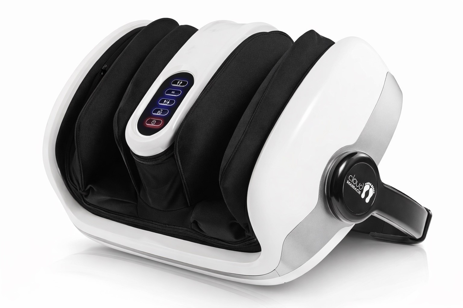 Cloud Massage Shiatsu Foot Massager White Heat Compression Remote Deep Kneading