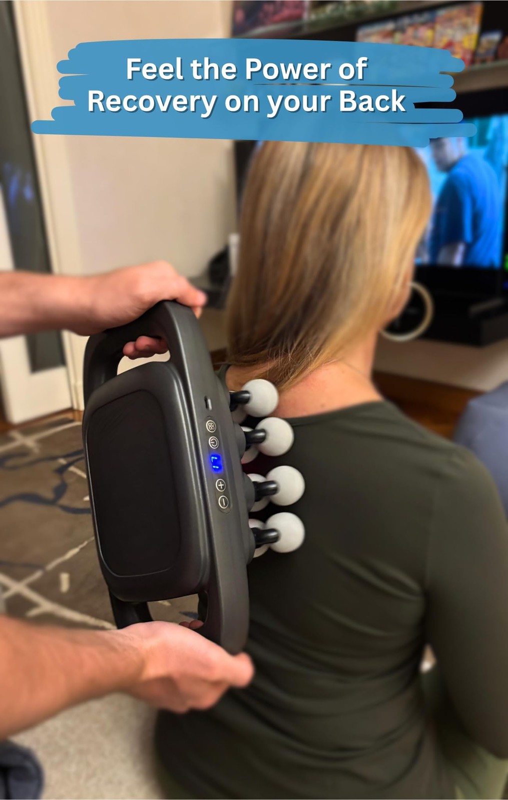 LEVILO 8 Head Massage Gun Deep Tissue for Neck, Shoulder, Back Mass… Fast Ship