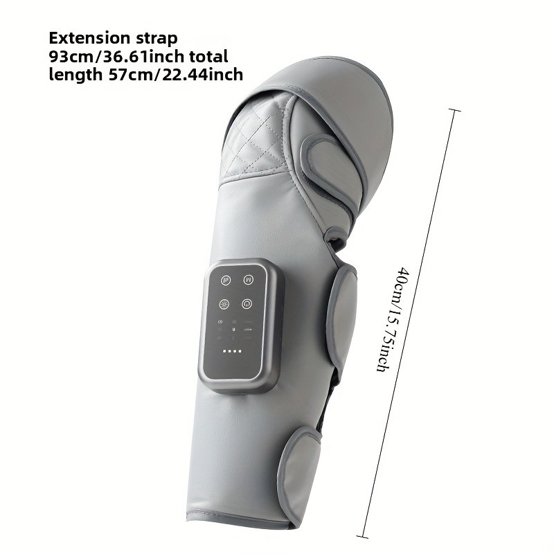 2x Leg Massager for Circulation, Air Compression Calf Knee Foot Massager w/ Heat