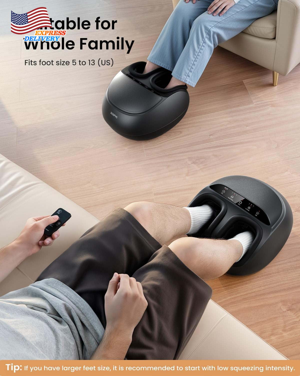 Foot Massager Machine with Heat 2026 Upgraded for Plantar Fasciitis BUY IT NOW
