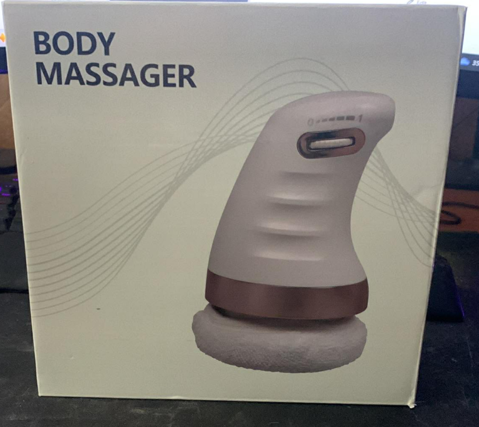 Body Massager – Electric Cellulite Massager with 10 Skin-Friendly Pads, Handheld