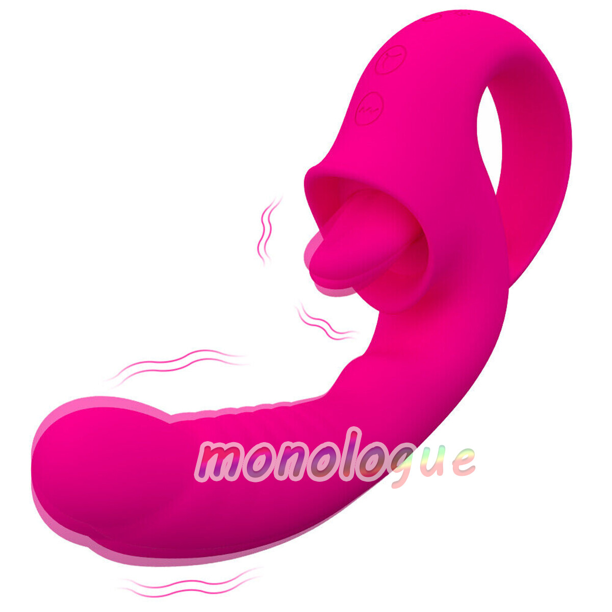 10 Mode-Tongue-Licking-Rechargeable Massage Wand Toy for Women Couples