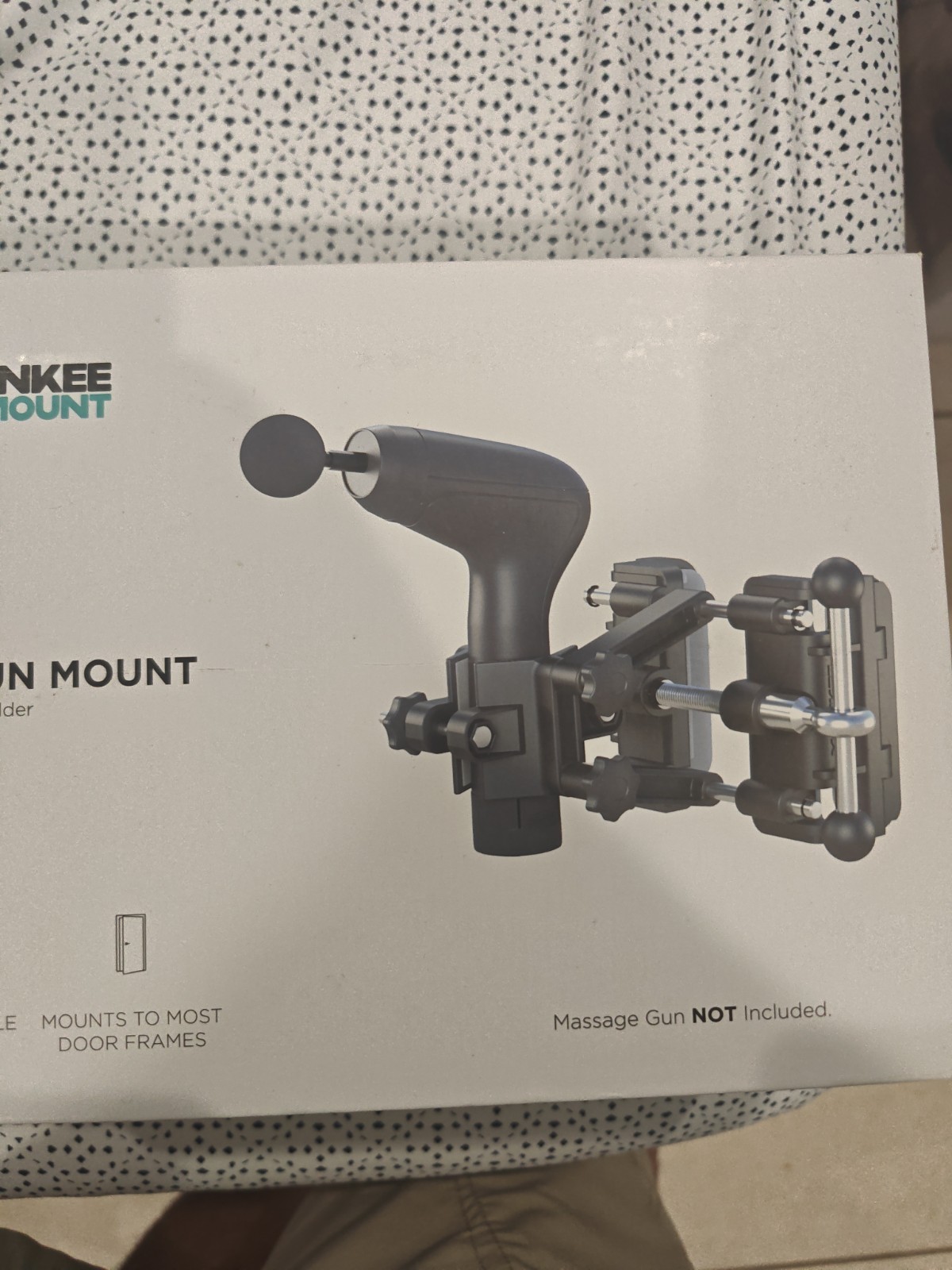 NEW! Monkee Mount Universal Hands-Free Massage Gun Holder Mount For Self Massage