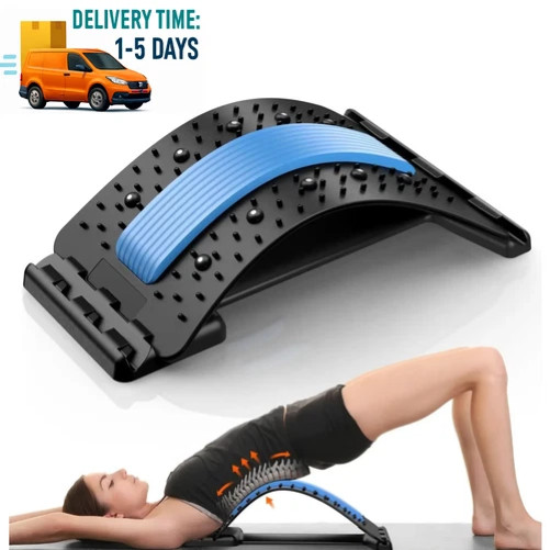 Multi-Level Back Stretcher for Lower Back Pain Relief – Ergonomic Spinal
