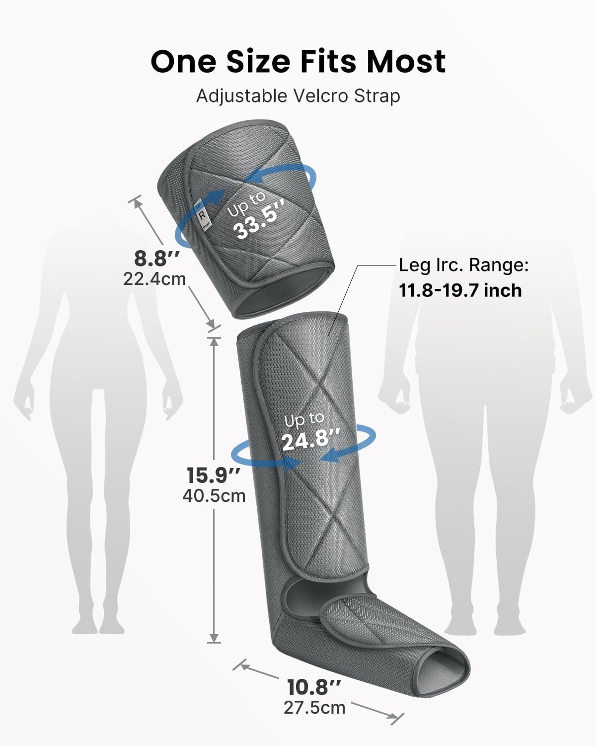 RENPHO Leg Massager FSA HSA Eligible, Compression Boots for Pain Relief Recovery