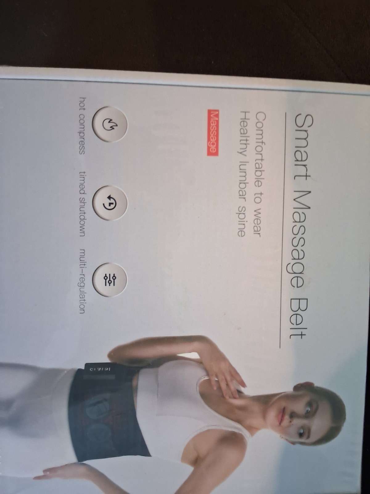 smart massage belt comfortable to wear healthy lumbar spine hot compress timed