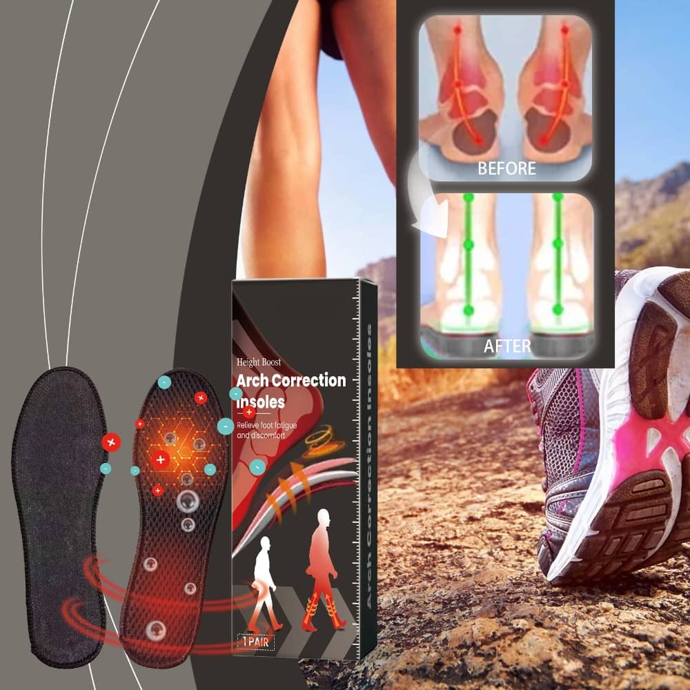 Orthotic Metatarsal Support Arch Correction Shoe Insoles Insert Foot Pain Relief