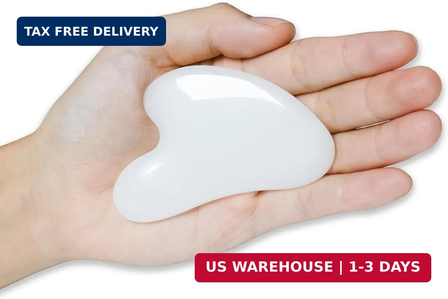 Gua Sha Jade Stone Gua Sha Massage Tool, Guasha Tool for Face and Body Skin Mass
