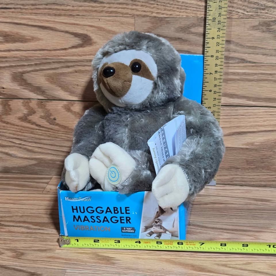 Plush Sloth Massager New In Pkg [T53]