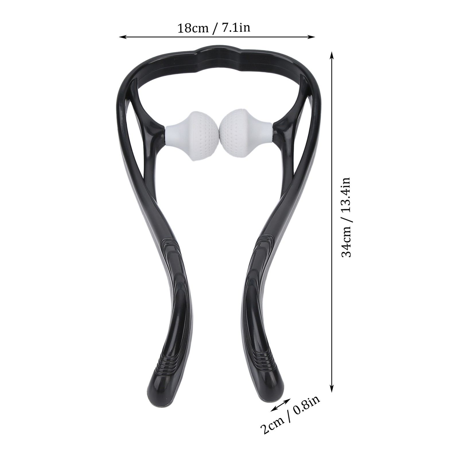 Hand Roller Neck Massage Tool For Deep Muscle Relaxation Massage For Office Work