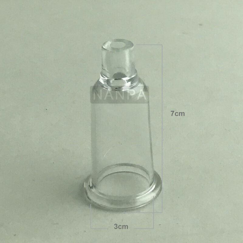 2Pieces 3cm Plastic Vacuum Cupping Acupuncture Cupping For Vacuum Spray Machine