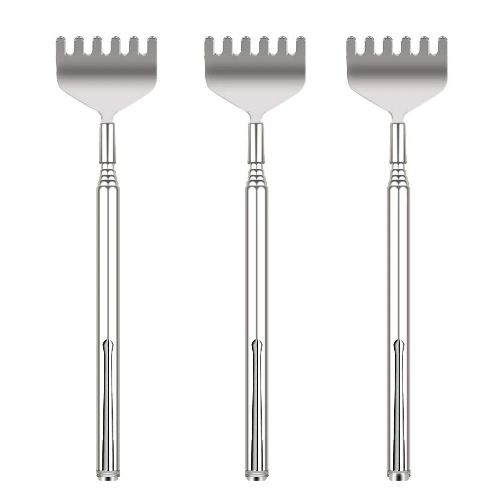 Extendable Back Scratcher for Men 3 Pack Portable Telescopic Metal Back Scrat…