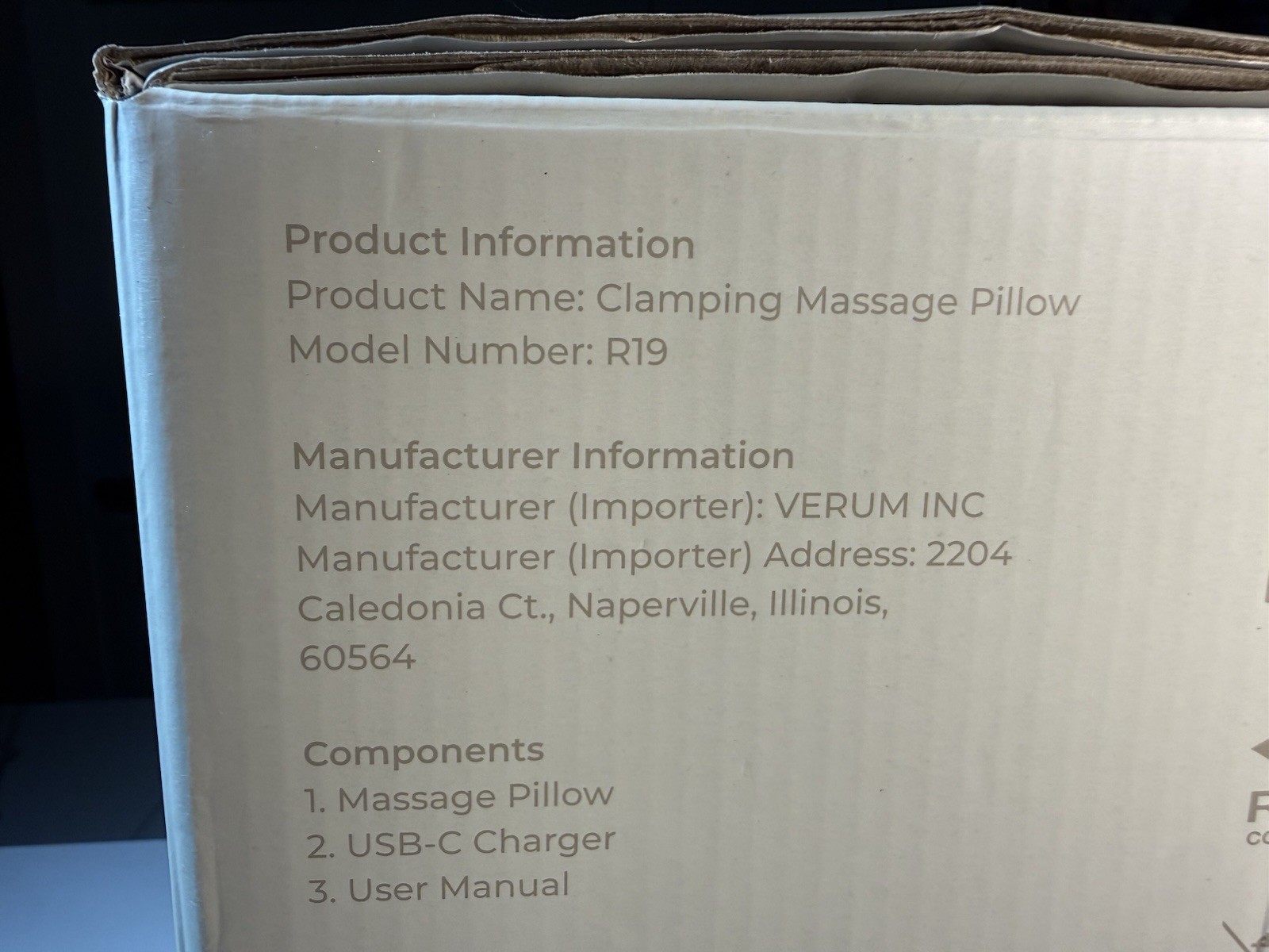 HiZoo Pillow Type Neck & Shoulder Massager – NEW In Open Box