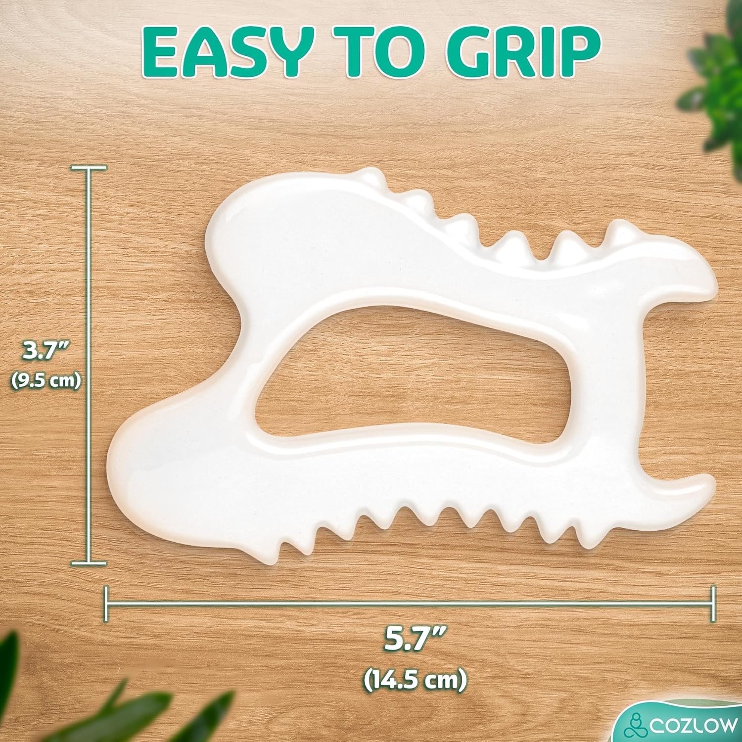 Portable Ceramic Gua Sha Tool for Effective Lymphatic Drainage & Relaxation
